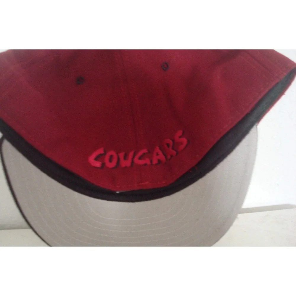 WASHINGTON STATE COUGARS 80S CLASSIC FITTED 8 DEADSTOCK HAT‎ CAP VINTAGE C3